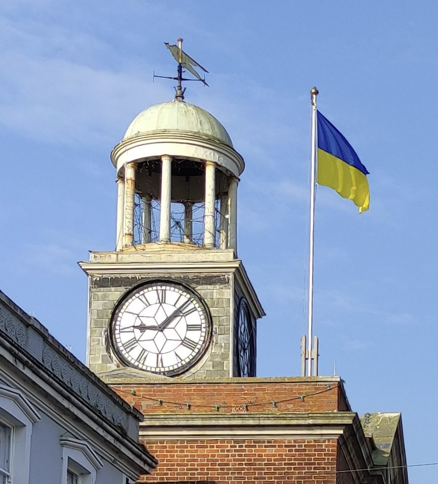 Flying The Ukraine Flag And More