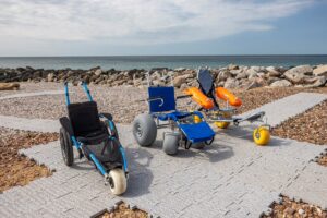 West Bay beach wheelchairs