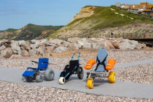 West Bay beach wheelchairs