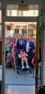 Opening of Neil Barnes' shop