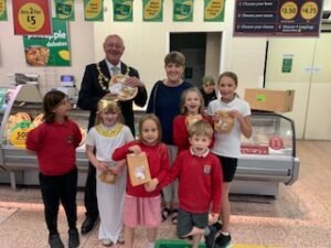 Mayor at Morrisons