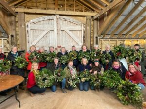 Christmas Wreath making (for Weldmar)