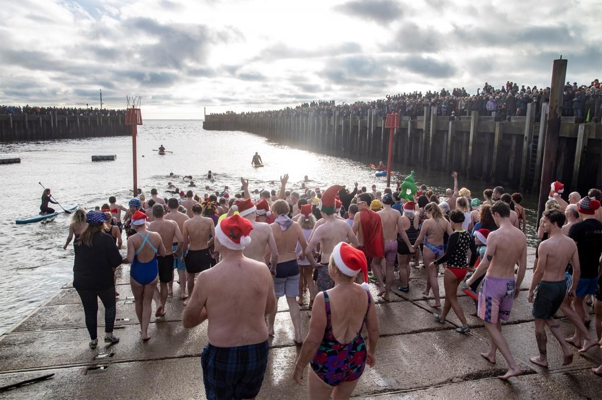 West Bay Wallow, Charity Fancy Dress Swim