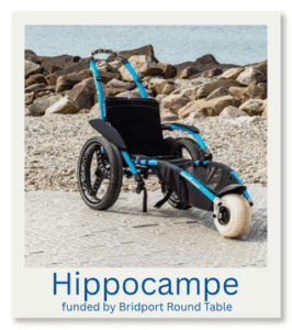 beach wheelchair Hippocampe style