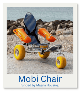 beach wheelchair Mobi Chair